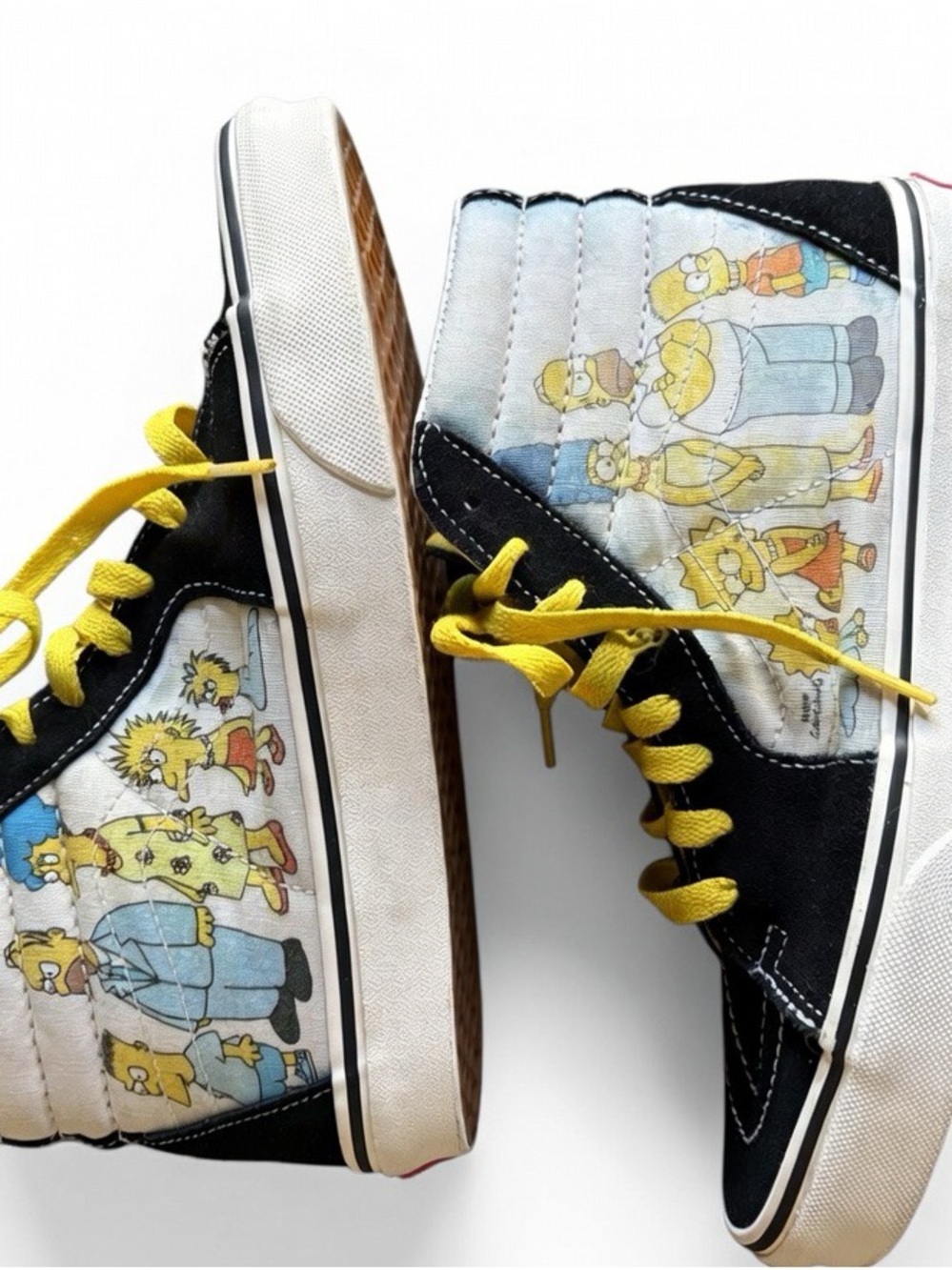 Vans x The Simpsons Sk8-Hi "1987-2020" Family Evolution Sneakers